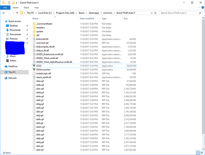 GTA V Folder Snap