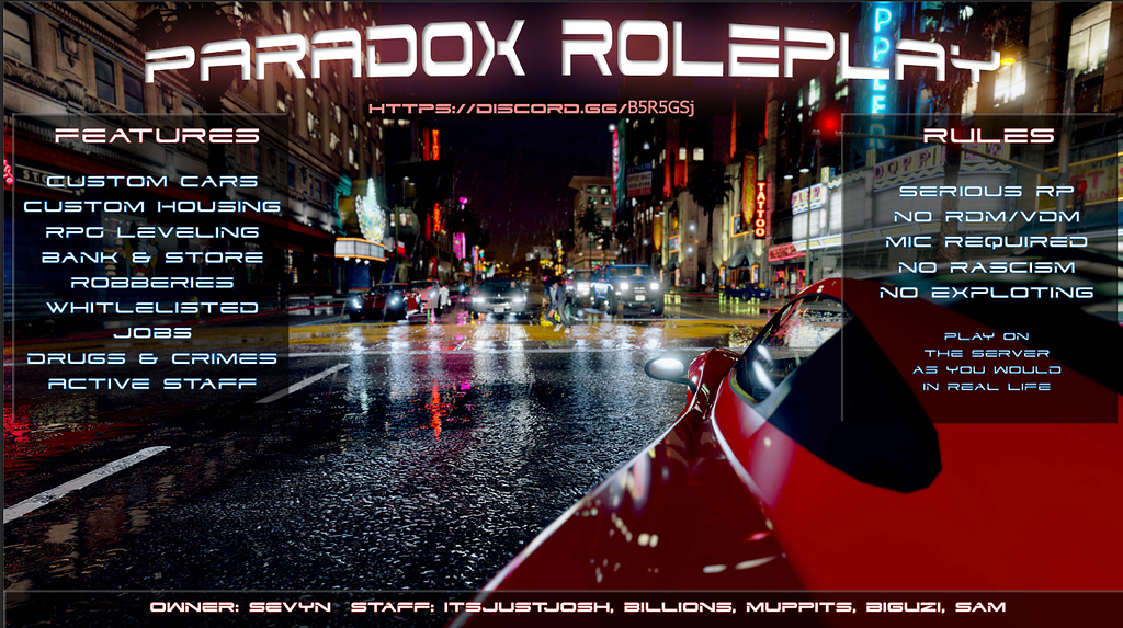 Paradox Interactive Roleplay Server – Discord