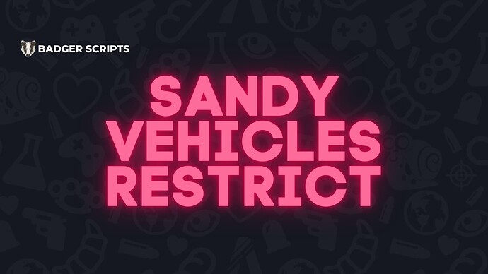 SandyVehiclesRestrict