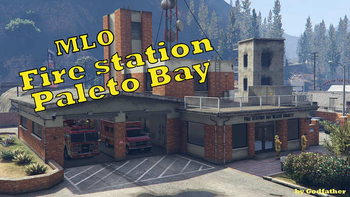 GTA V MLO Interior Fire Station Paleto Bay3