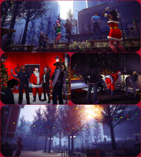 christmas collage