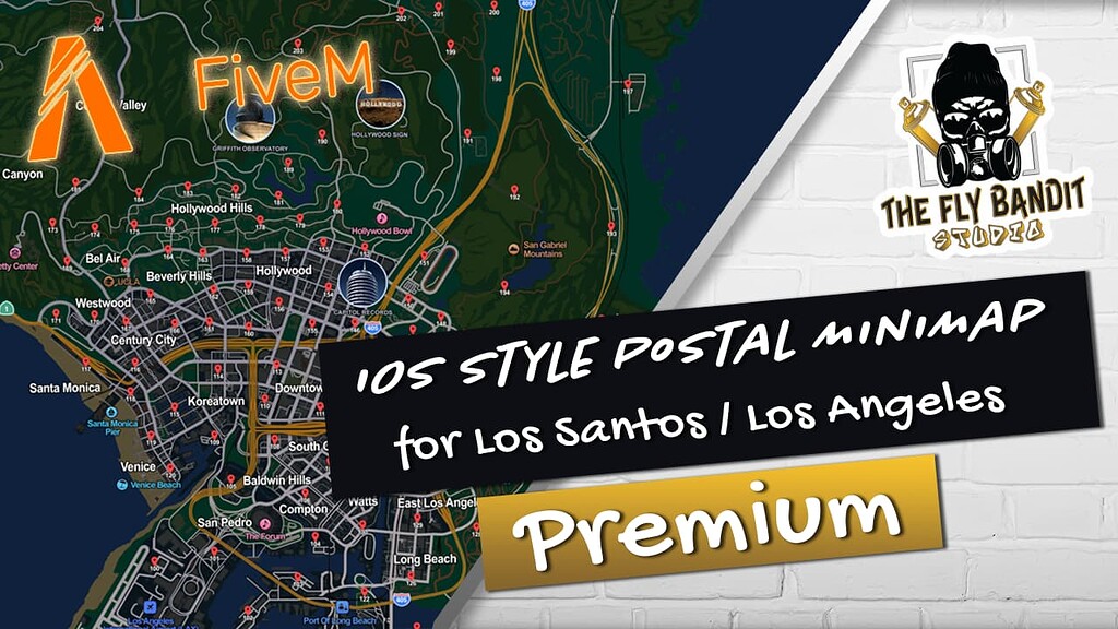 PAID][STANDALONE][MAP] Los Santos / LA Postal Map - Premium