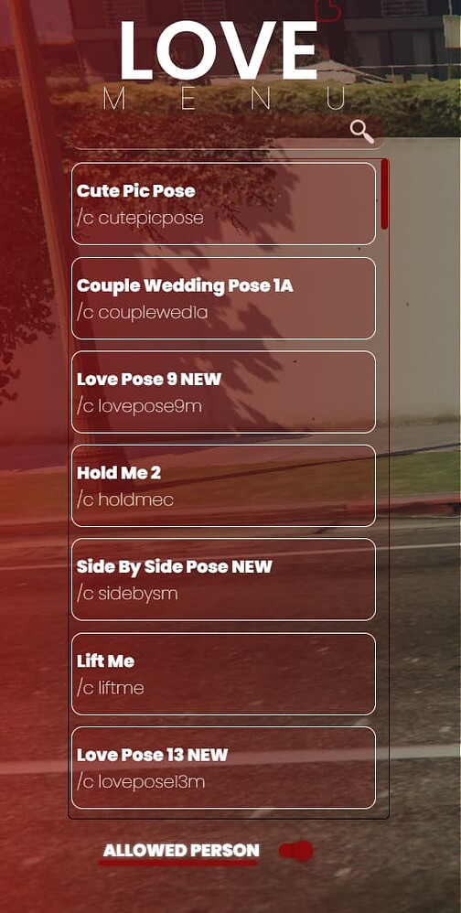 Qbcoreesx Advanced Love Emote Menu V12 Very Loved Zm Love Menu V12 🔥 Releases Cfxre 