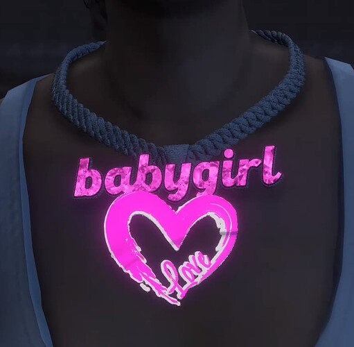 babygirl chain glow