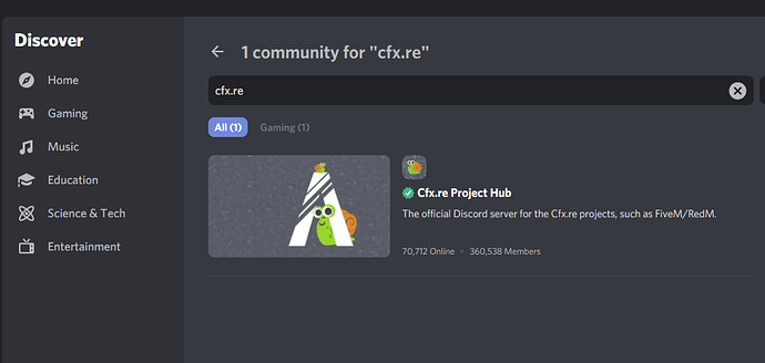 Discord link in server list - Server Discussion - Cfx.re Community