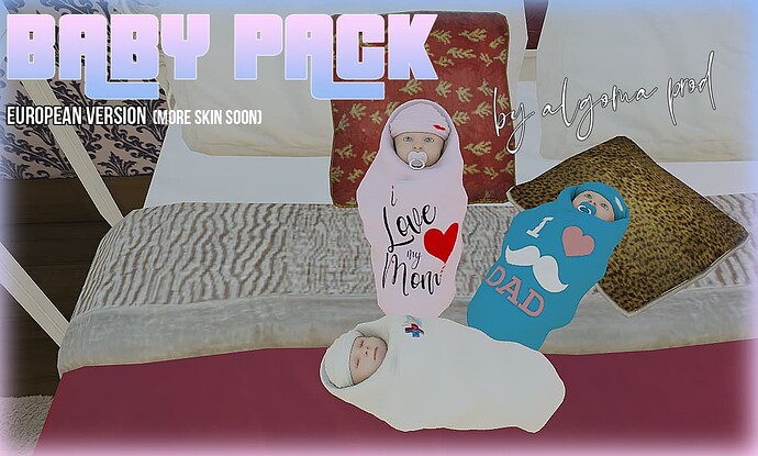 baby pack texture