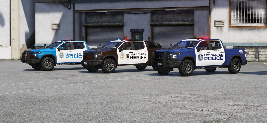 Police 2023 Generic Silver Truck (Non-ELS) (Callsign System) - Releases ...