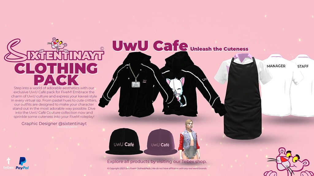 PAID] UwU cafe Clothing (Male and female) - Releases - Cfx.re