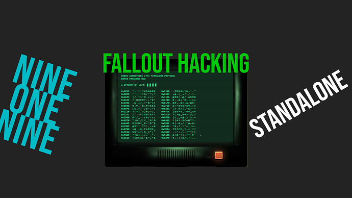 Fallout Hacking Minigame