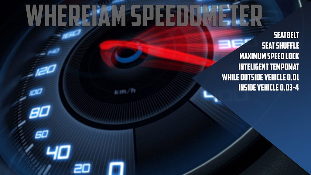 Esx Whereiam Speedometer Releases Cfxre Community 