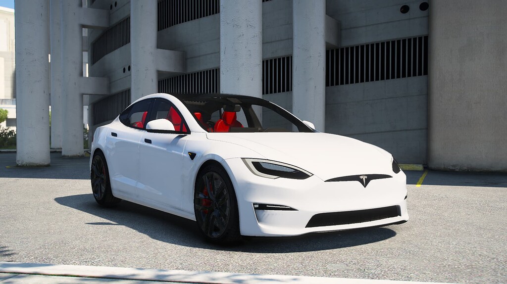 Paid Release Gtavfivem Tesla Model S Plaid Releases Cfxre