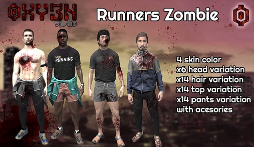 Runners Zombies Style 2