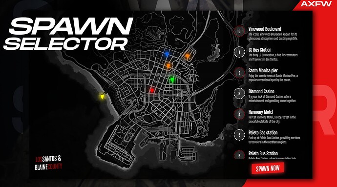 AXFW Spawn Selector