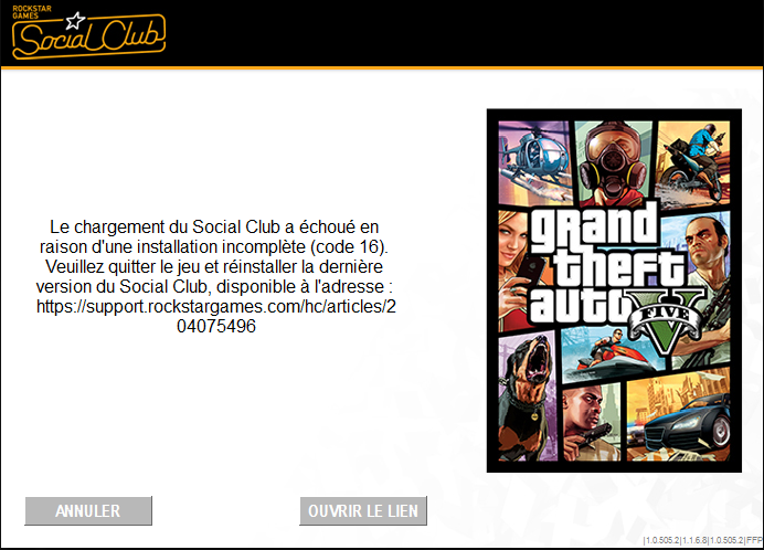 Launcher error A rockstar Games social club account owning Grand theft  Auto V is required to play FiveM - FiveM Client Support - Cfx.re Community