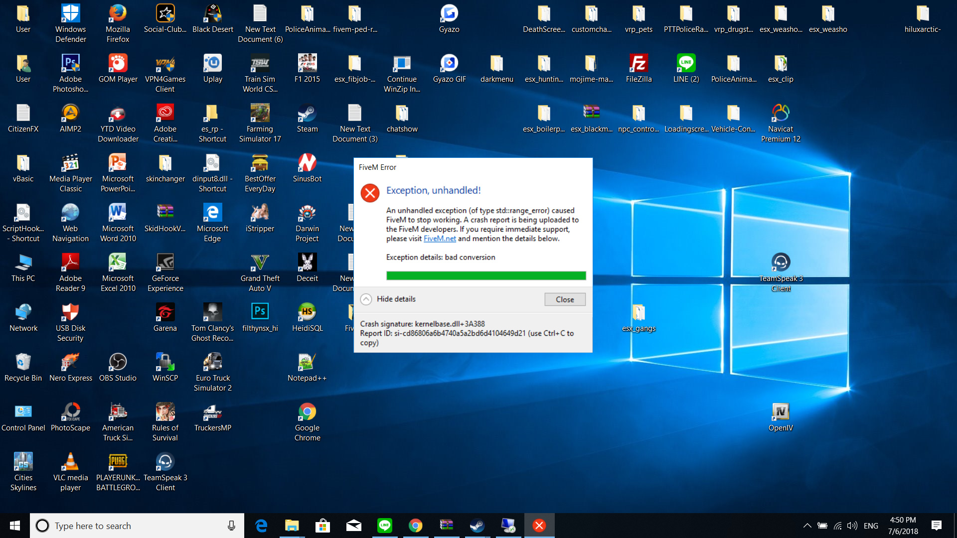 Win client. Фото пользователя Windows 10. Пользователь Windows. VRP FIVEM. Exception, unhandled! FIVEM.
