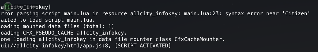 [Release] allcity_Infokey - Releases - Cfx.re Community