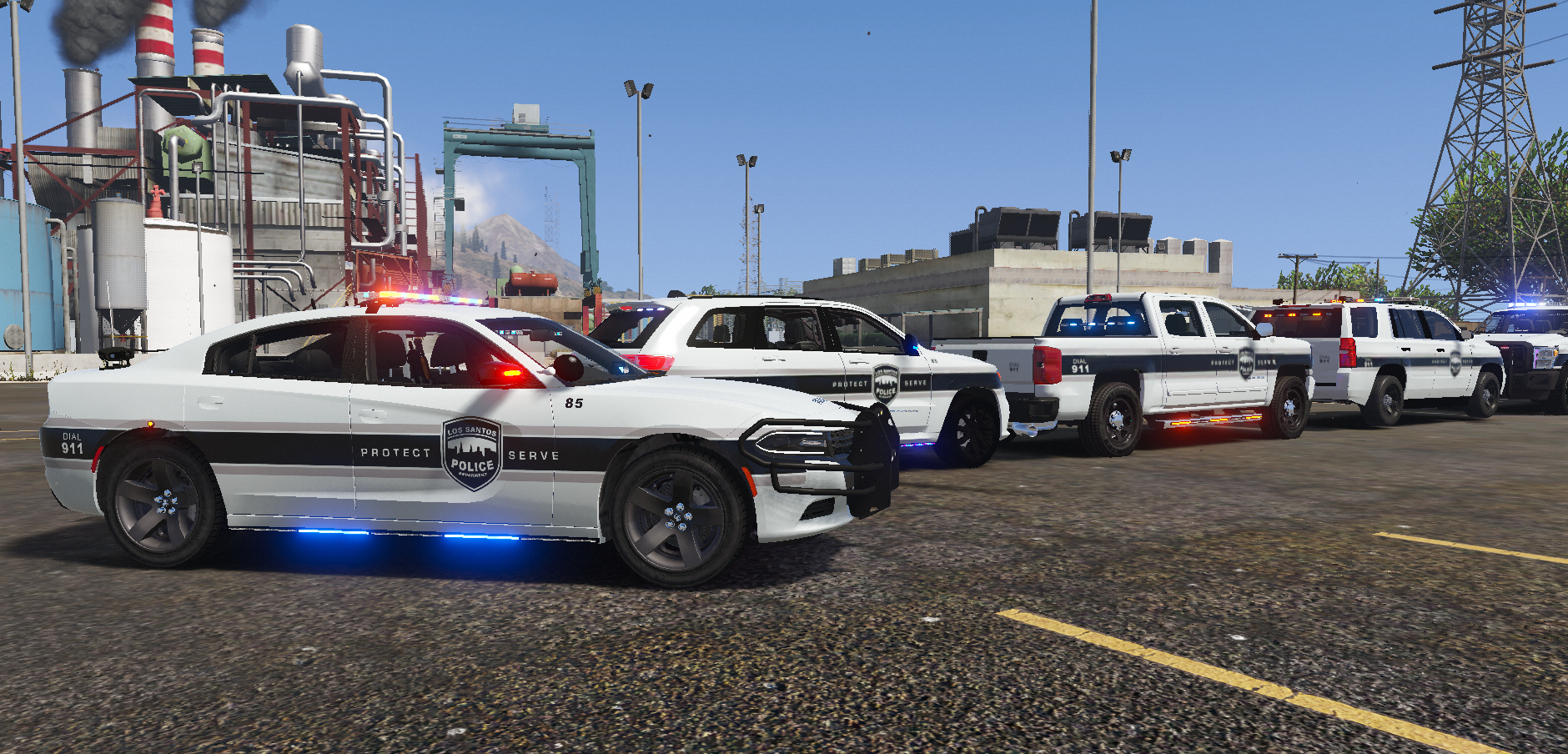 LSPD Skin pack - Tahoe,charger,350 ford,jeep,silverado - Releases - Cfx ...