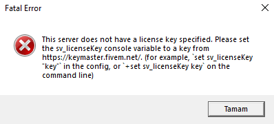 License Key Error Fivem Client Support Cfx Re Community