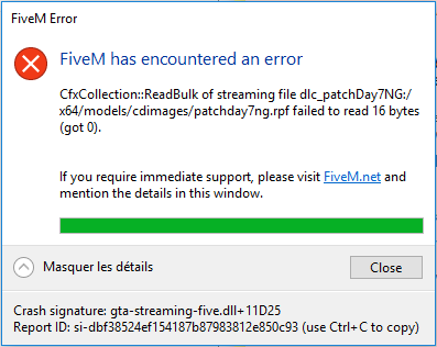 Problem when starting FiveM client - FiveM Client Support - Cfx.re ...