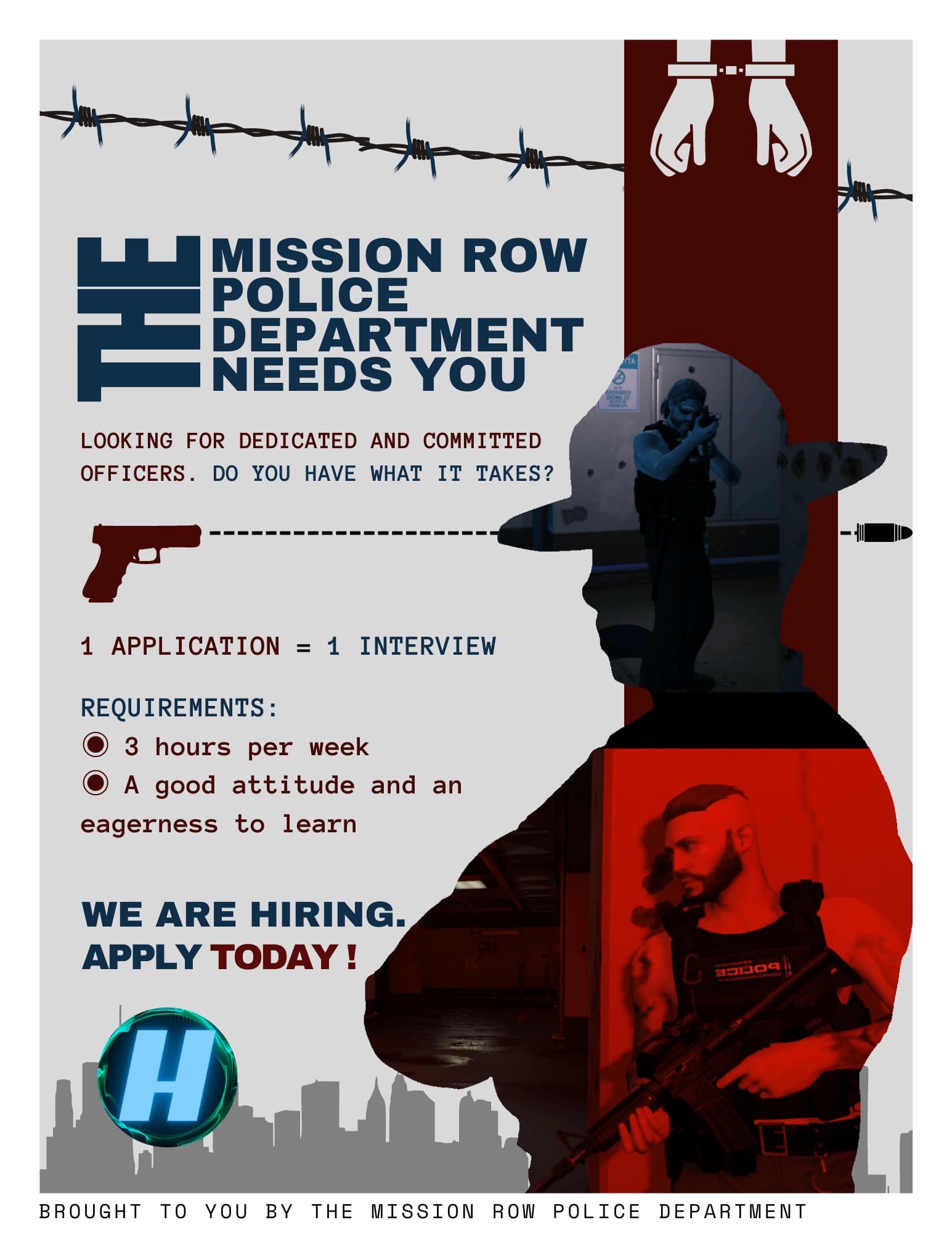 Serious RP! Whitelisted! And actively hiring for lead roles and other  whitelist jobs! : r/FiveMServers