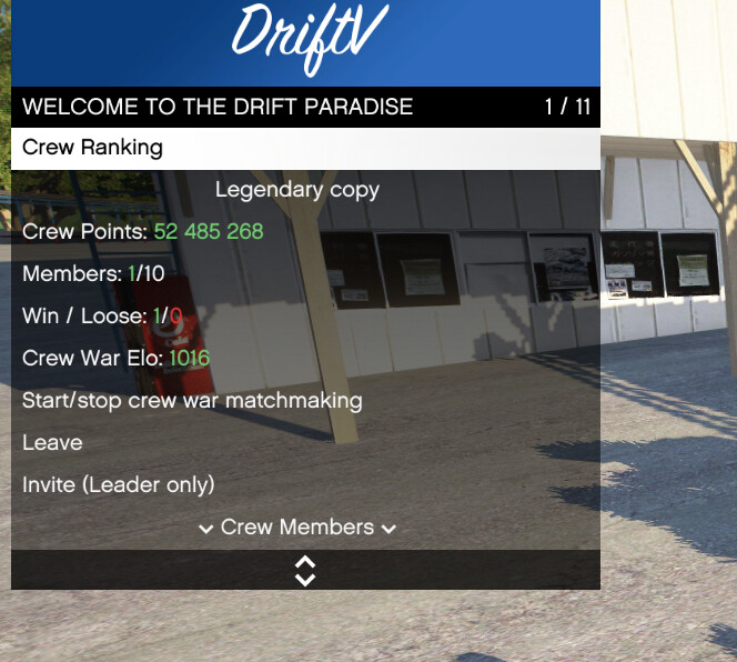 DriftMode - Competition drift gamemode