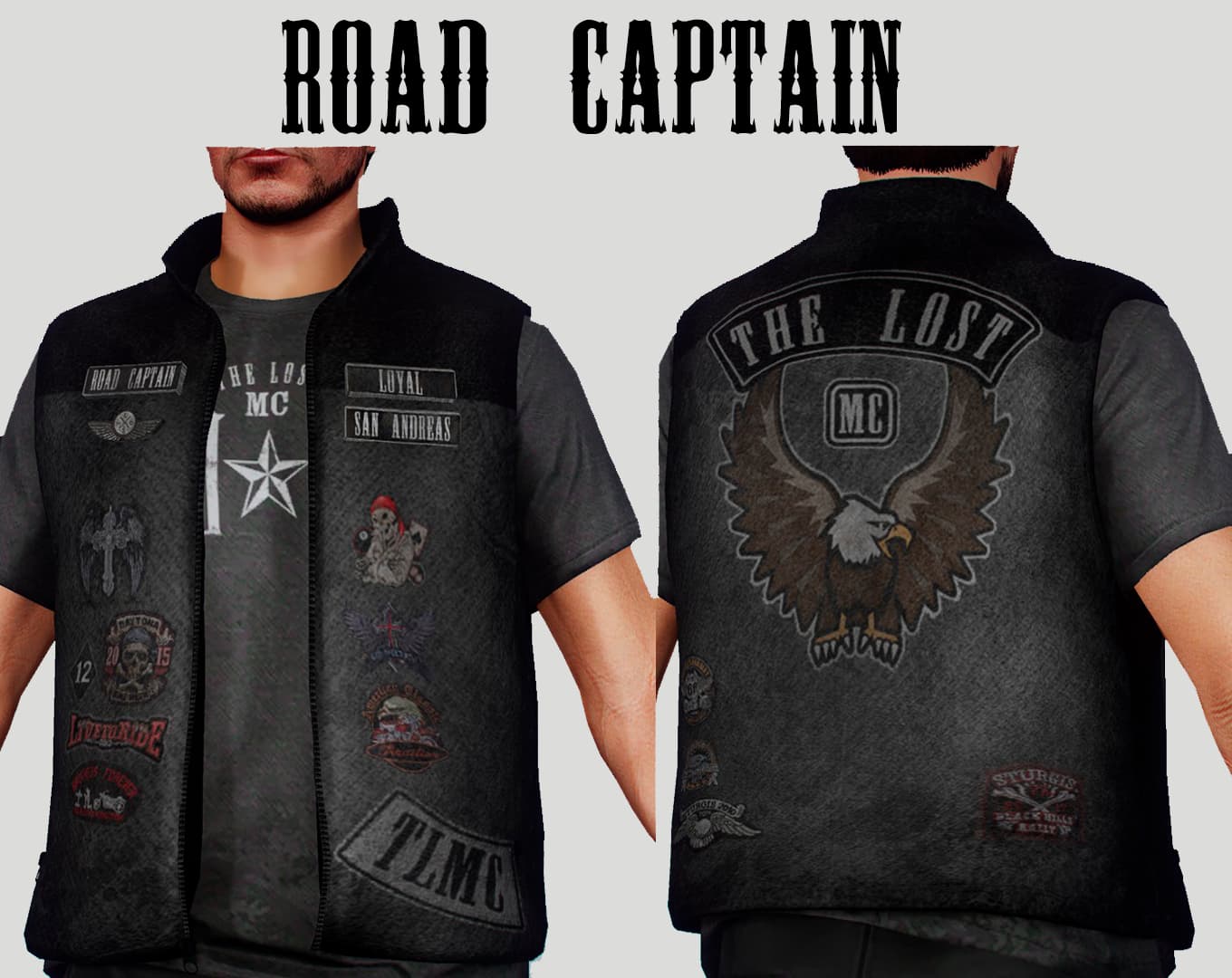 GTA The Lost MC Leather Vest | mail.napmexico.com.mx