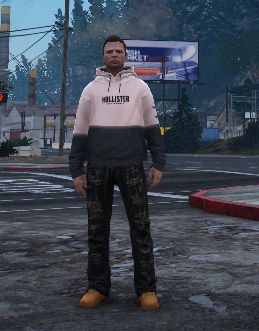 [Release] [Free] [Male + Female!] Hollister Ombre Logo Hoodie for FiveM