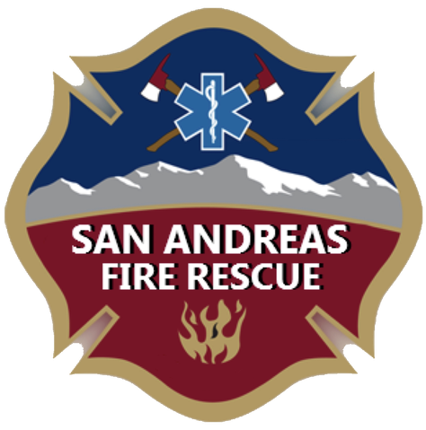 San Andreas Fire Rescue Logo 4K