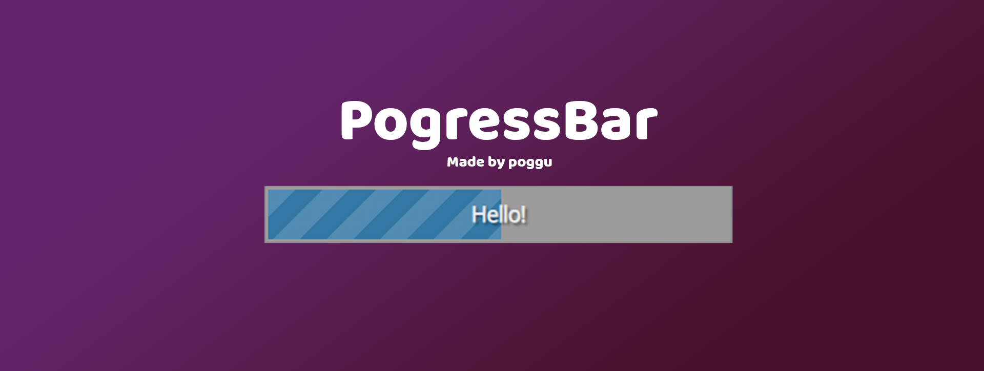 Release] Pogress Bar (Progress Bar, standalone, smooth animation) -  Releases  Community