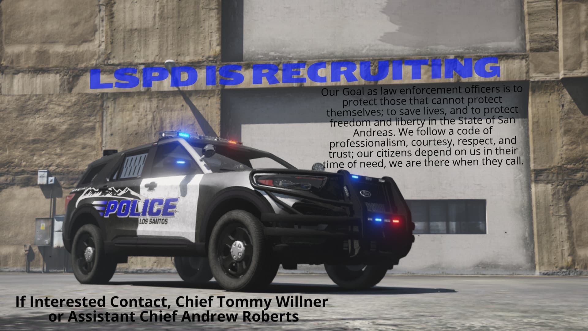 Los Santos Underground Roleplay - True RP - Public Police - Ingame CAD -  Public use addon cars - Looking for staff - Server Bazaar - Cfx.re Community