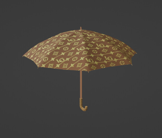 louis vuitton umbrella when i walk through the rain