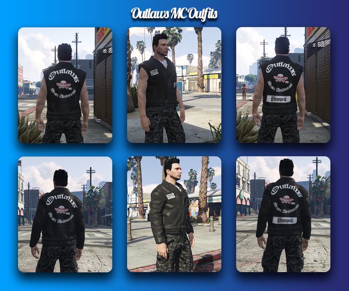 [RELEASE][PAID] Motorcycle Club Outfits (HAMC, Outlaws, Bandidos ...