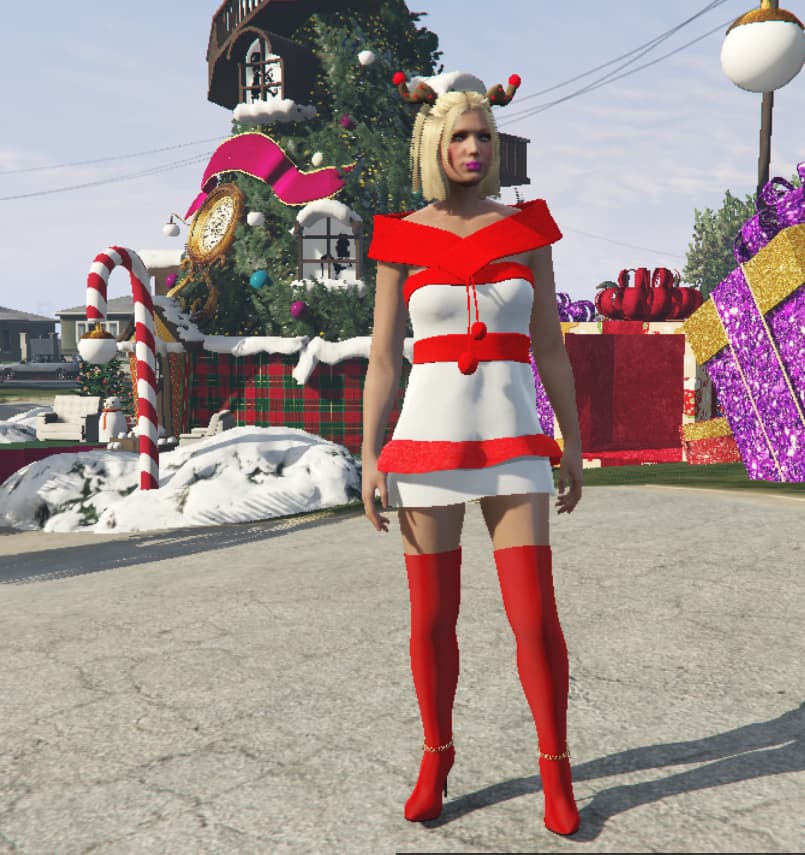 FREE][CLOTH] Christmas Dress for female - Releases - Cfx.re Community