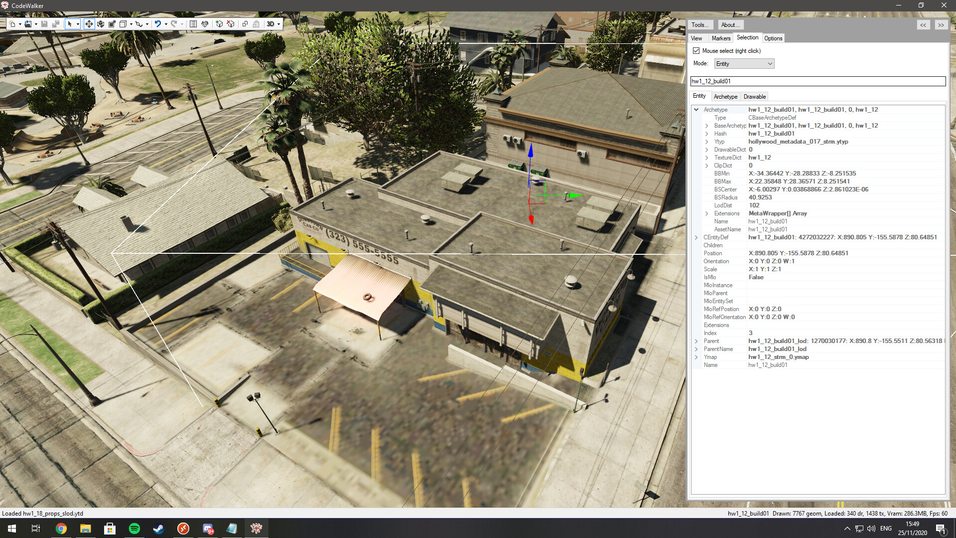 CodeWalker GTA V 3D Map + Editor 