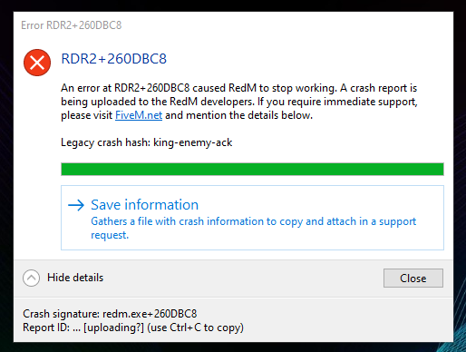 RAGE error: Err_GFX_STATE (I certainly have all drivers up to date, too!) -  RedM Client Support - Cfx.re Community