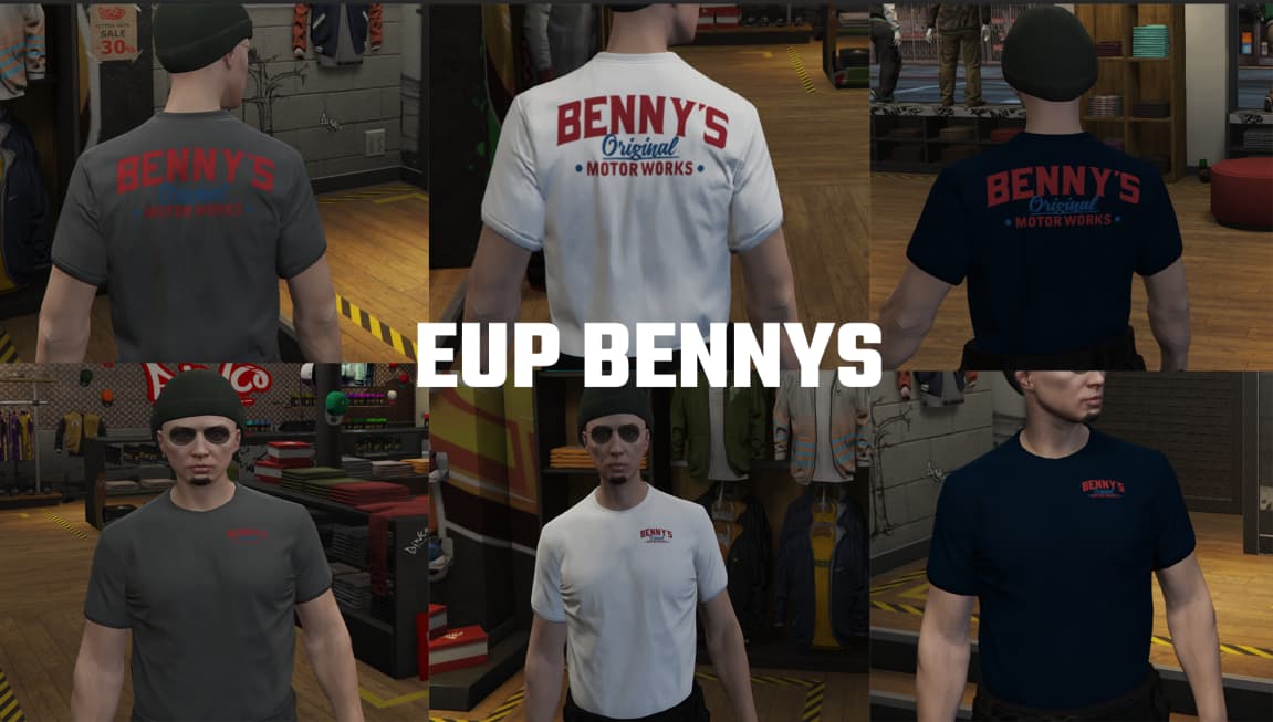 [FREE] - Bennys T-shirt - Releases - Cfx.re Community