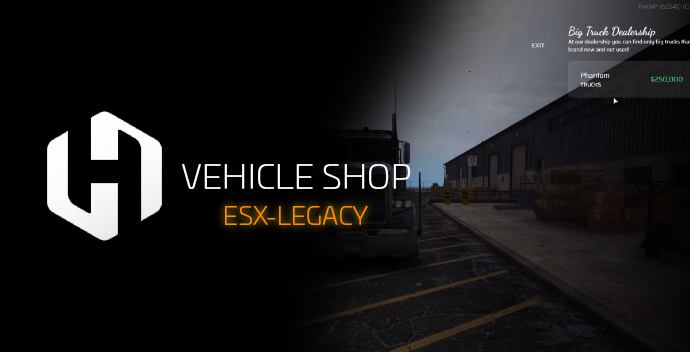 RELEASE] H-Vshop - Vehicle Shop System for ESX-Legacy - Releases - Cfx.re  Community