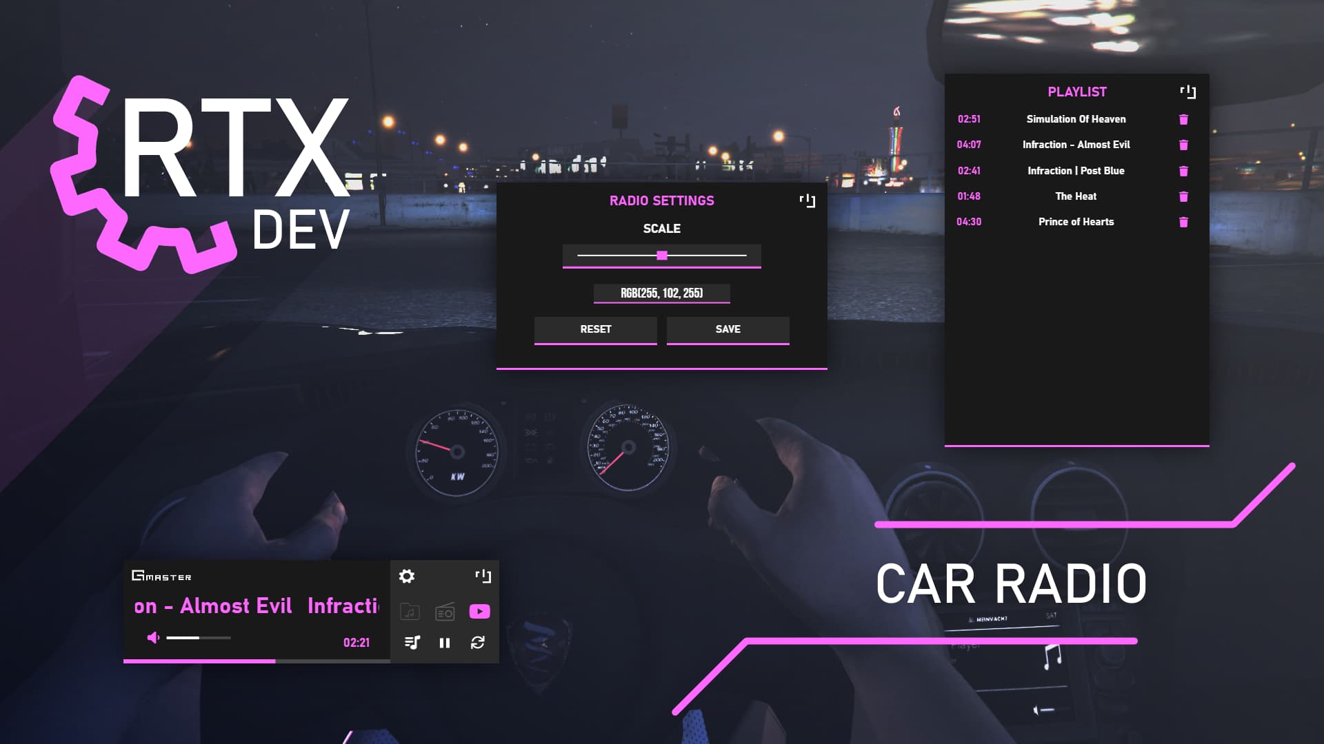 Play any music in your car and around it (/url)! - Releases - Cfx.re  Community