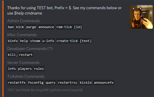 Discountined Release Js Icefivem Js Discord Bot With Web Panel Intergrations Releases Cfx Re Community