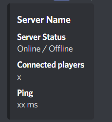 Discord bot that shows server status - Discussion - Cfx.re Community